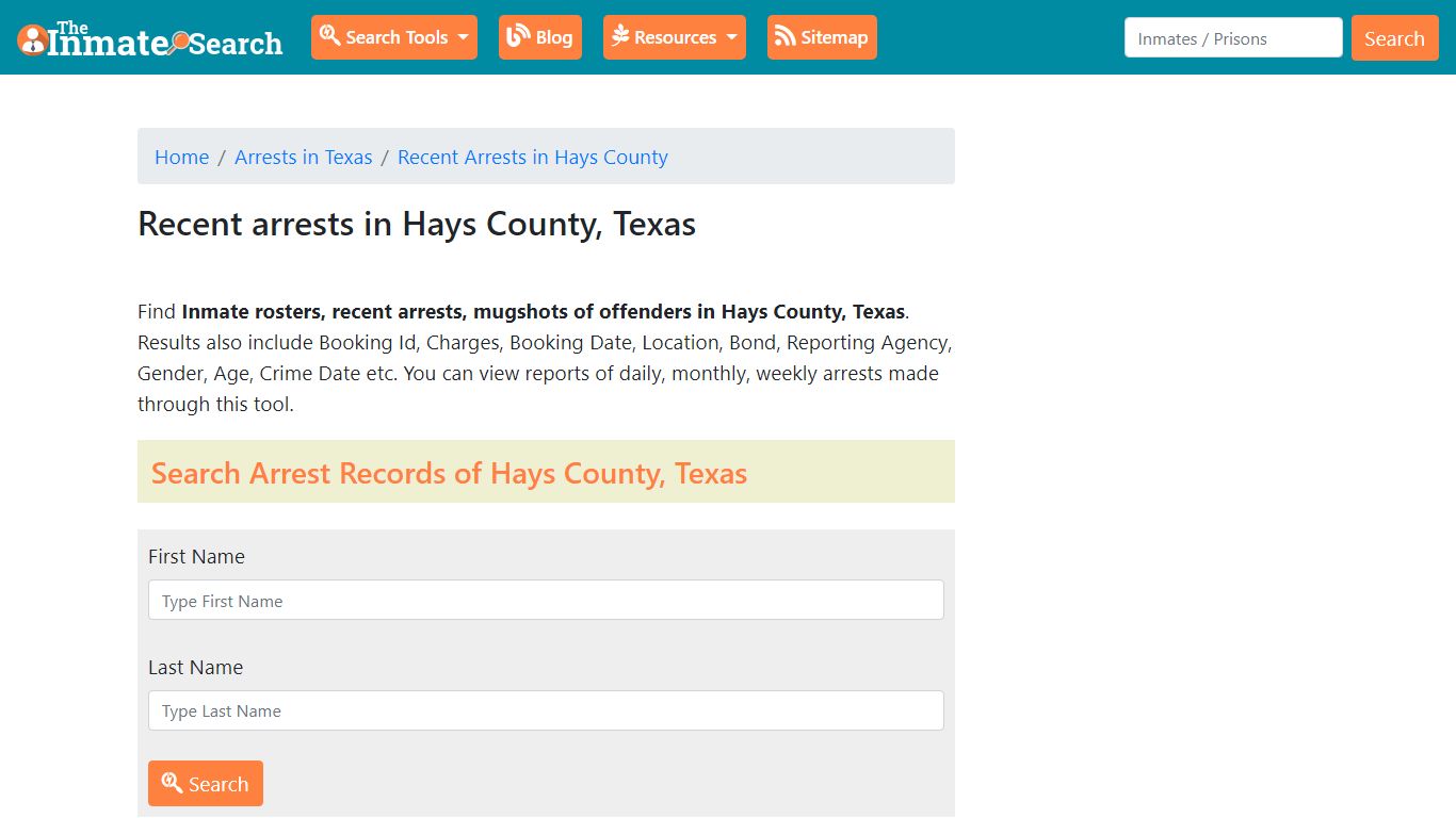 Recent arrests in Hays County, Texas | Mugshots, Rosters, Inmates, Crimes